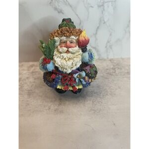 Vintage Crinkle Claus Figurine by Possible Dreams 659101 Russian Santa 1995